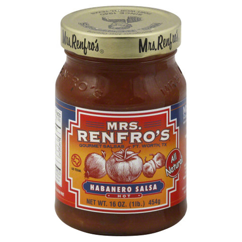 MRS RENFRO SALSA HABANERO - 16 OZ