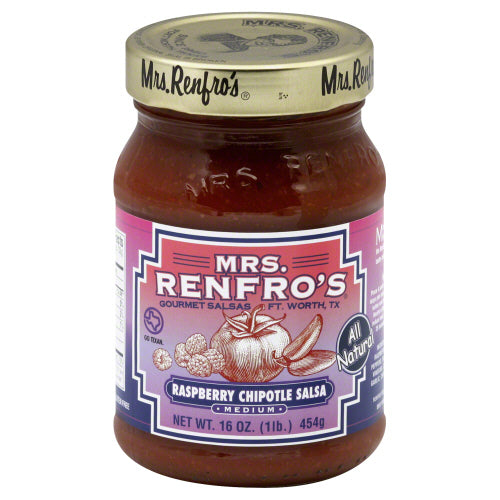 MRS RENFRO SALSA RASPBRY CHPTL - 16 OZ