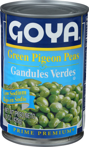 GOYA PEAS GRN PIGEON LW SODIUM - 15 OZ