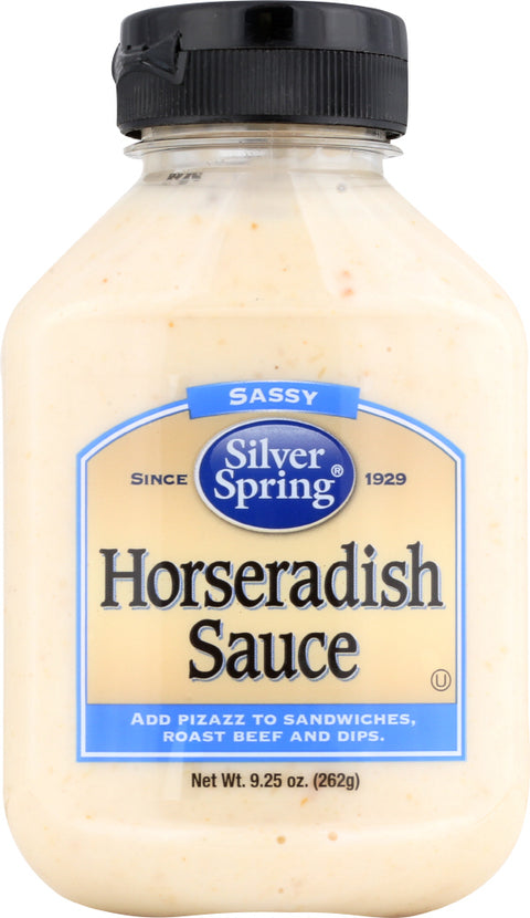SILVER SPRINGS SAUCE HORSERADISH SASSY - 9.25 OZ