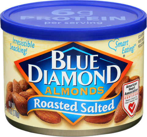 Blue Diamond 
Almond Rst Salt Tins, 6 OZ.