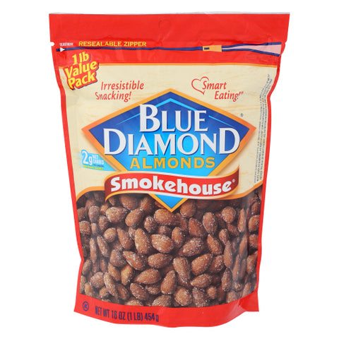 Blue Diamond 
Almond Smokehouse, 16 OZ.