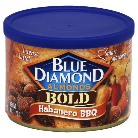 Blue Diamond 
Almond Habanero Bbq, 6 OZ