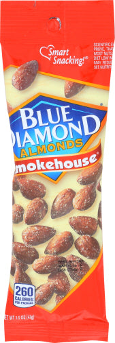 Blue Diamond 
Almond Smokehse Tube, 1.5 OZ.