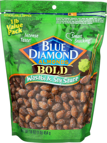 Blue Diamond 
Sauce Soy Wasabi Vpck, 16 OZ.
