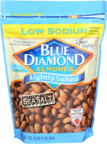 Blue Diamond 
Almond Lightly Sltd, 16 OZ.