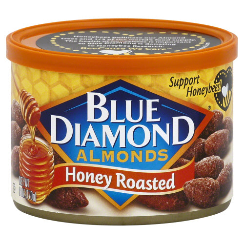 Blue Diamond 
Almond Honey Roasted, 6 OZ.