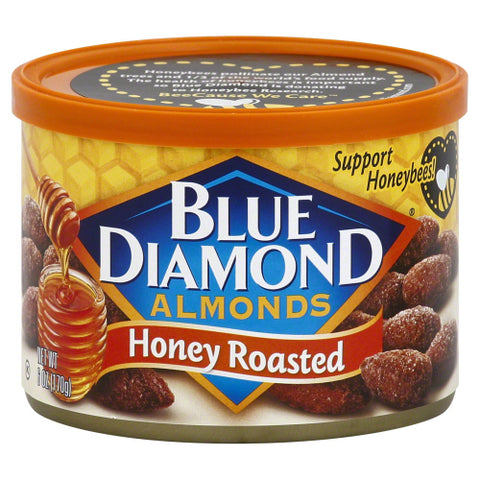 Blue Diamond 
Almond Honey Roasted, 6 OZ.