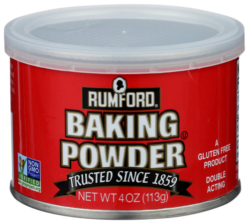 RUMFORD BAKING POWDER - 4 OZ