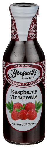 BRASWELL DRESSING RSPBBRY VNGRETTE - 12 OZ