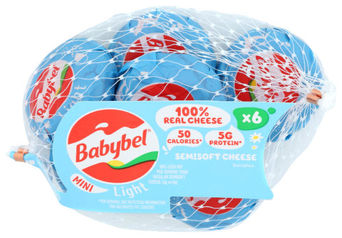 MINI BABYBEL CHEESE LIGHT 6CT - 4.2 OZ
