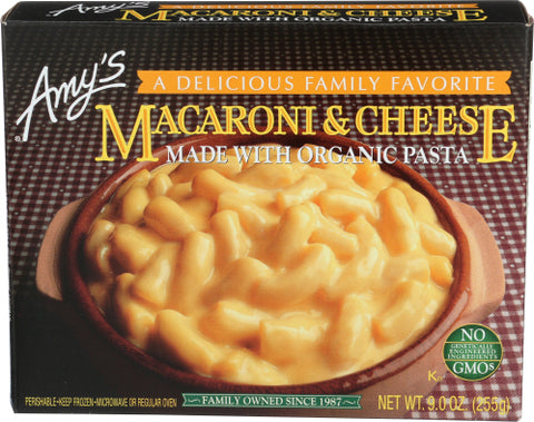 AMYS ENTREE MAC & CHS - 9 OZ