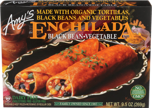 AMYS ENTREE ENCHILADA BLCKBN VEG - 9.5 OZ