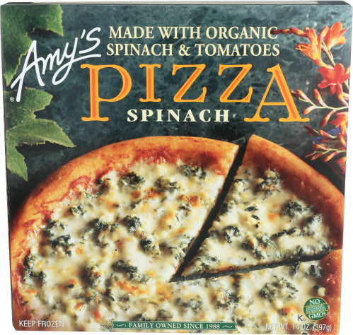 AMYS PIZZA SPINACH - 14 OZ