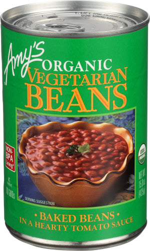 Amys 
Bean Baked Vgtrian Org, 15 OZ.