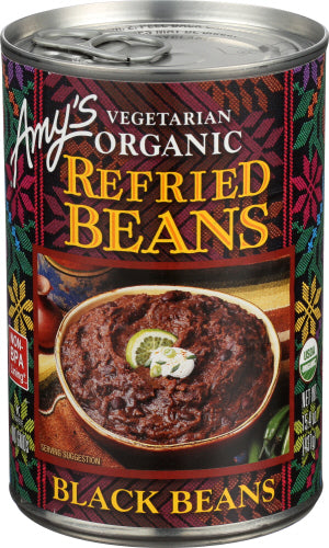 Amys 
Bean Refried Black, 15.4 OZ.