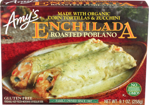 AMYS ENTREE ENCHILADA POBLANO - 9.15 OZ