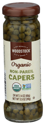 WOODSTOCK CAPERS NON PAREIL ORG - 3.5 OZ