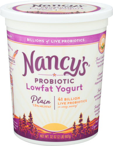 Nancys Yogurt Lf Plain, 32 FO.