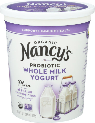 Nancys Yogurt Whlmlk Plain, 32 FO.