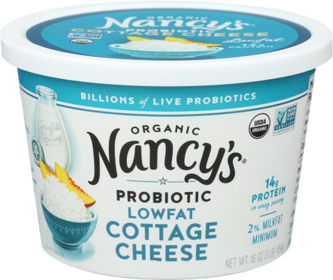 Nancys Cottage Chse Lf Org, 16 OZ.