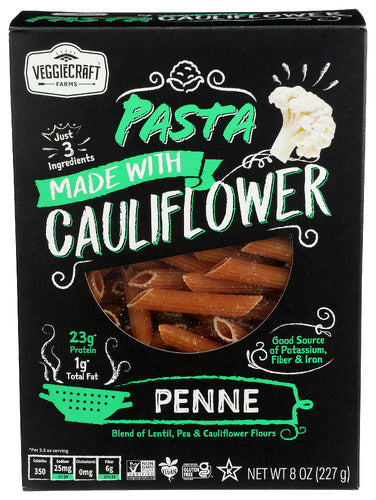VEGGIECRAFT PASTA PENNE CAULI - 8 OZ