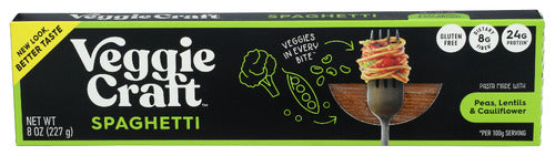 VEGGIECRAFT PASTA SPAG CAULI - 8 OZ
