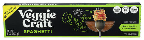 VEGGIECRAFT PASTA SPAG CAULI - 8 OZ