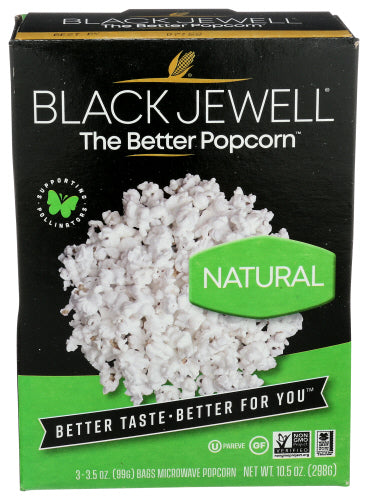 Black Jewell 
Popcorn Micro Naturl 3Ct, 10.5 OZ.