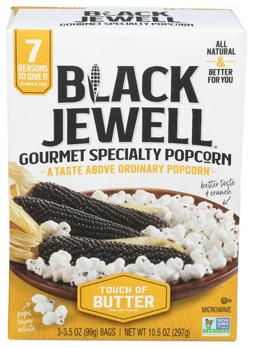 Black Jewell 
Popcorn Micro Tch Btr 3Ct, 10.5 OZ.