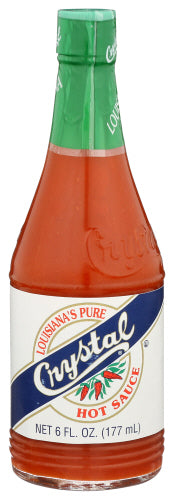 Crystal 
Hot Sce, 6 OZ.
