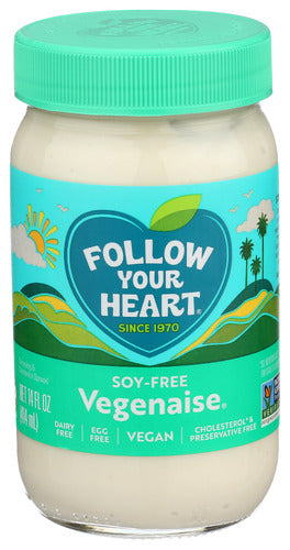 FOLLOW YOUR HEART VEGENAISE SOY FREE - 14 OZ