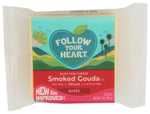 FOLLOW YOUR HEART CHEESE SMKED GOUDA SLICES - 7 OZ