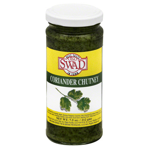 SWAD CHUTNEY CORIANDER - 7.5 OZ