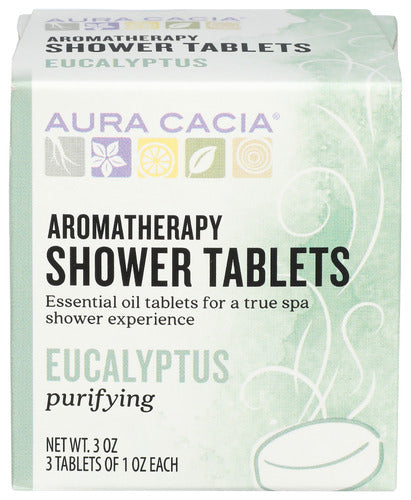 Aura Cacia 
Shower Tblt Eclyptus Prfyng, 3 OZ.