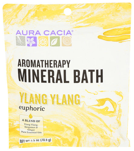 Aura Cacia 
Bath Mnrl Euphoric Ylang Ylang, 2.5 OZ.