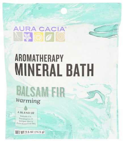 Aura Cacia 
Bath Mnrl Balsam Fir Warming, 2.5 OZ.