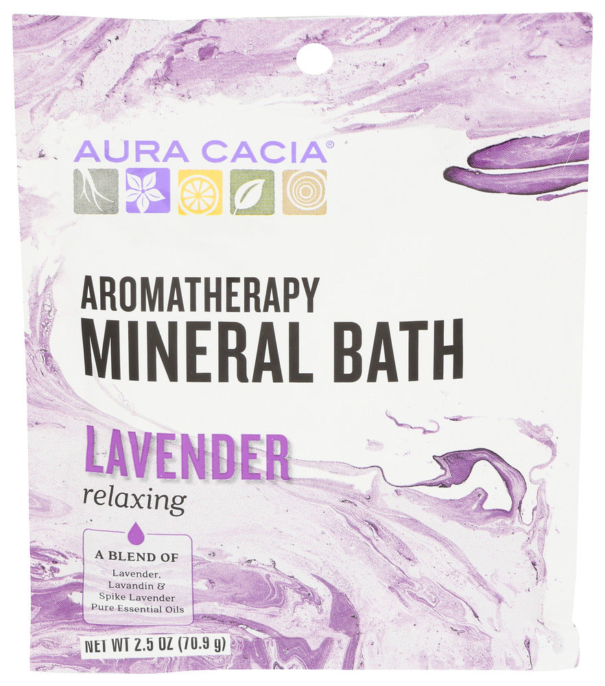 Aura Cacia 
Bath Mnrl Lavendar Relaxing, 2.5 OZ.