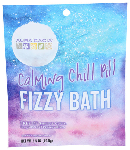 Aura Cacia 
Bath Fizzy Calming Chill, 2.5 OZ.