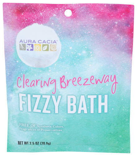 Aura Cacia 
Bath Fizz Clearing Breeze, 2.5 OZ.