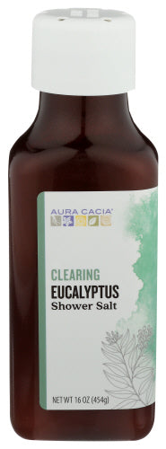 Aura Cacia 
Salt Shower Eucalyptus, 16 OZ.