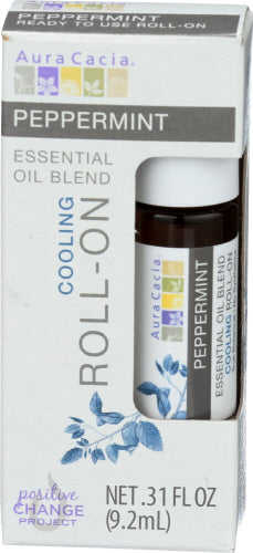 Aura Cacia 
Oil Essent Roll Peppm, 0.31 FO.