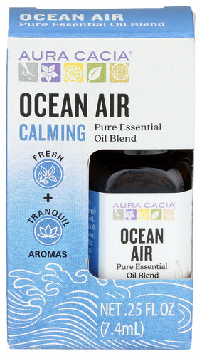 \Aura Cacia 
Oil Ess Ocean Air, 0.25 FO.