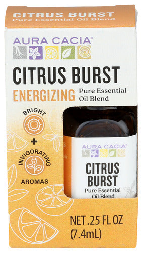 Aura Cacia 
Oil Ess Citrus Burst, 0.25 FO.