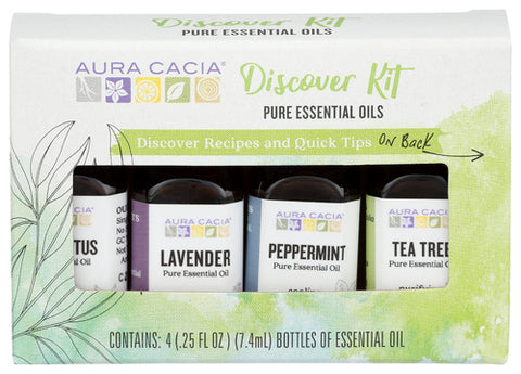 Aura Cacia 
Ess Oil Discovry Kit 4Pk, 1 OZ.