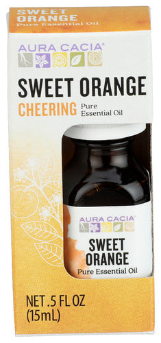 Aura Cacia 
Oil Ess Sweet Orange Bxd, 0.5 OZ.