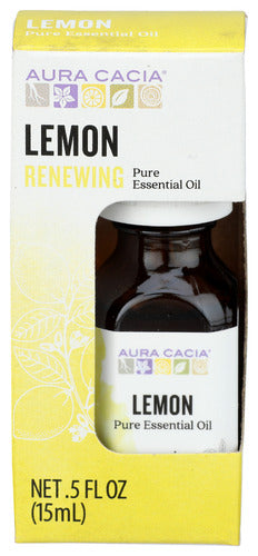 Aura Cacia 
Oil Ess Lemon Bxd, 0.5 OZ.