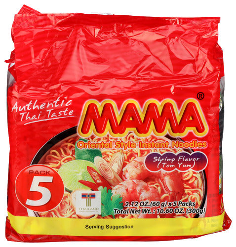 MAMA NOODLES SHRMP FAM PK 5PK - 10.58 OZ