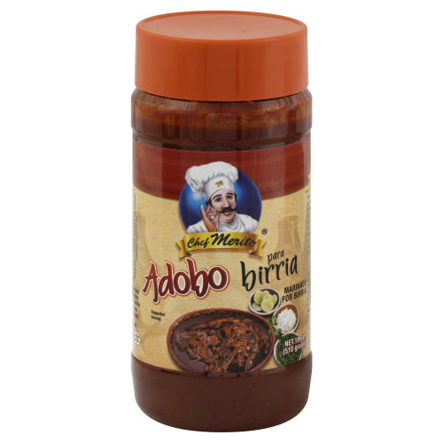 Chef Merito 
Paste Adobo Para Birria, 18 OZ.