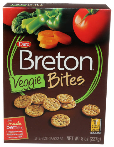 Dare 
Breton Crkr Mini Vgtbl, 8 OZ.